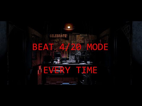 How to beat 4/20 Mode - FNaF 1 Walkthrough | FNaF Academy