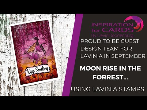 moon rise in the forrest with Lavinia