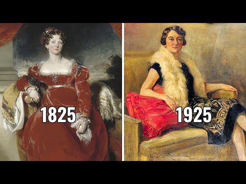 100 Years of Women's Portraits (1825-1925)