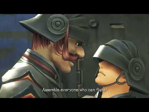 Xenoblade Chronicles Cutscene 15 - The Mechon Attack (Chapter 2)