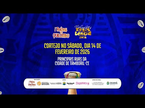 Cortejo Pelas Principais Ruas da Cidade de Tamboril-CE • Maracatu Raízes do Quilombo | 14/2 de 2026
