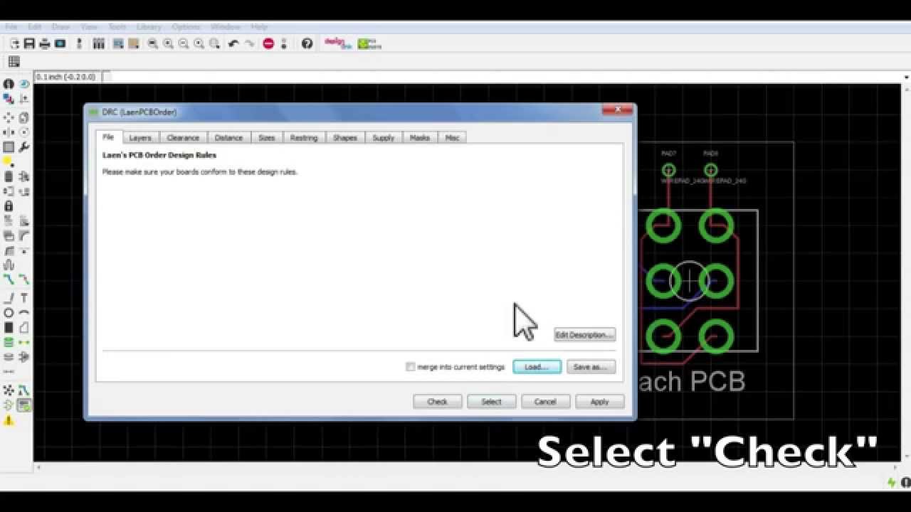 URR: EAGLE Design Rule Check (DRC) Tutorial