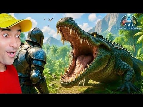 OMG😱TAMING DEINOSUCHUS WAS IMPOSSIBLE IN ARK SURVIVAL ASCENDED