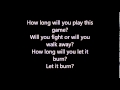 RED Let It Burn Lyrics