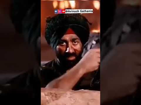 Sunny Deol Border movie dialogue ___अाज नाश्ता हम उनका करेंगे