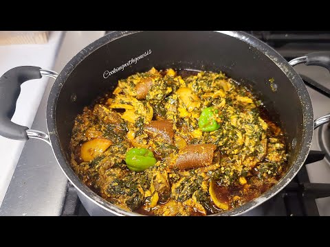 HOW TO MAKE THE TOPMOST PLAVA SAUCE// GHANAIAN KONTOMIRE STEW