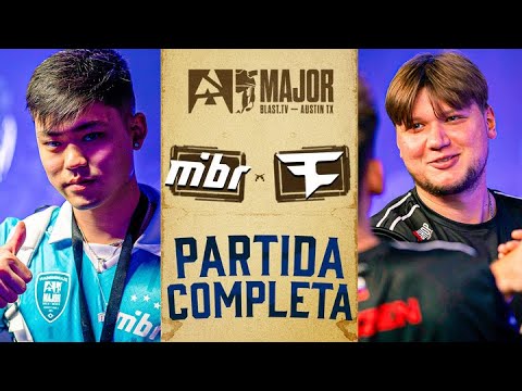 MIBR vs FAZE - PARTIDA COMPLETA COM GAULES - STAGE 2 BLAST AUSTIN MAJOR DIA 4