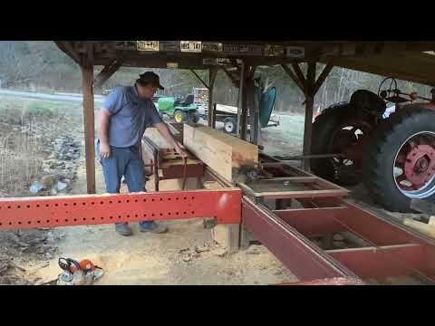 The Foley Belsaw; 200 bdft of Yellow Pine in 8 minutes and there’s missing dogs