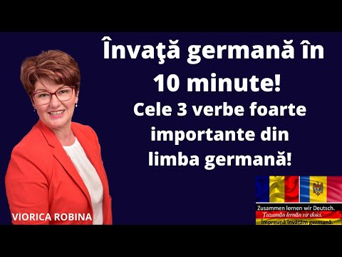 The three most important verbs in the German language!