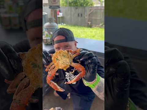 Crab Cake Stuffed Blue Crabs!!