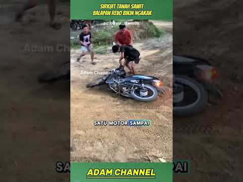 Sirkuit Tanah Sawit, Balapan Revo Bikin Ngakak #shortsvideo #shortsfeed