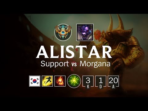 Alistar Support vs Morgana - KR Challenger Patch 8.11