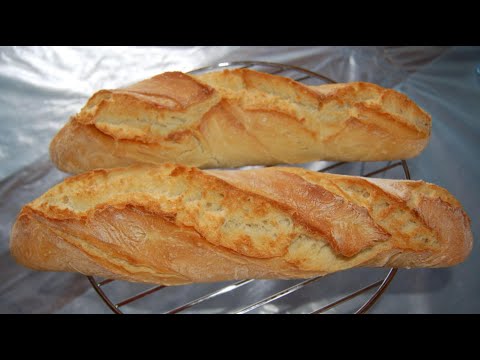 Recette pain français les baguettes(bread recipe)