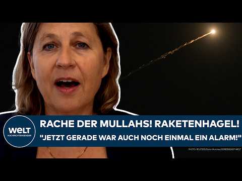 KRIEG IN NAHOST: Rache der Mullahs! Raketenhagel! 