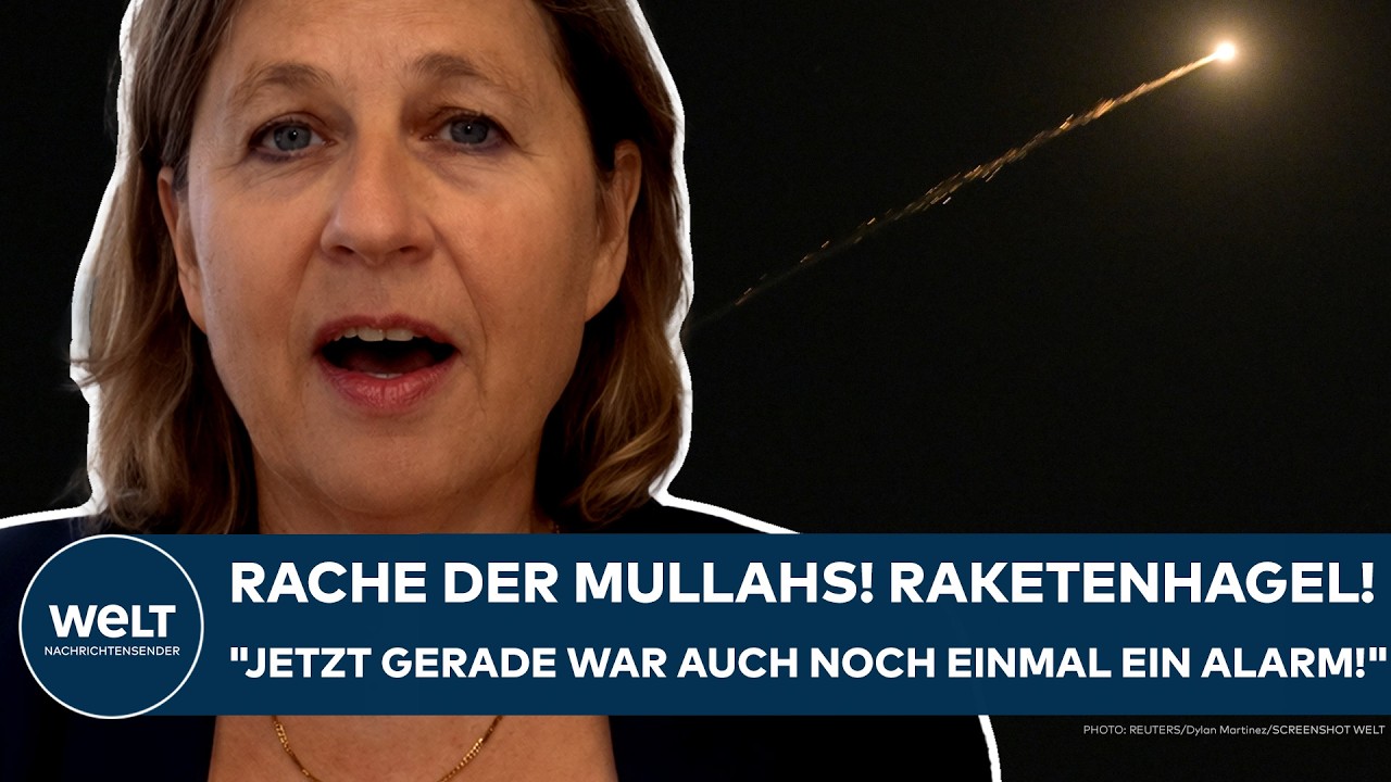 KRIEG IN NAHOST: Rache der Mullahs! Heftiger Raketenhagel! "Diese Nacht war wirklich schrecklich!"