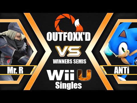 OUTFOXX'D! Winner's Semis - LLL l Mr R (Sheik) vs. ANTi (Sonic, Diddy Kong)