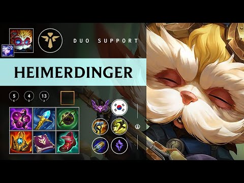 Heimerdinger Support vs Alistar - KR Master Patch 26.02
