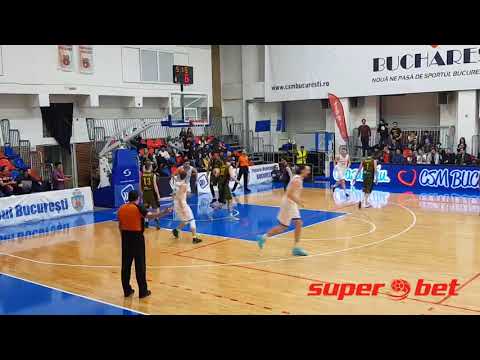 Play of the game CSM Steaua București vs. Timba Timișoara: Dragan Zekovic