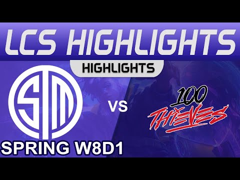 TSM vs 100 Highlights LCS Spring Season 2023 W8D1 Team SoloMid vs 100 Thieves by Onivia