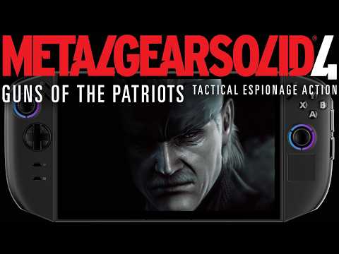 Metal Gear Solid 4 Legion GO 2 Performance: RPCS3 - PS3 Emulation