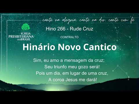 HNC - Hinário Novo Cântico - 266 - Rude Cruz - Contralto
