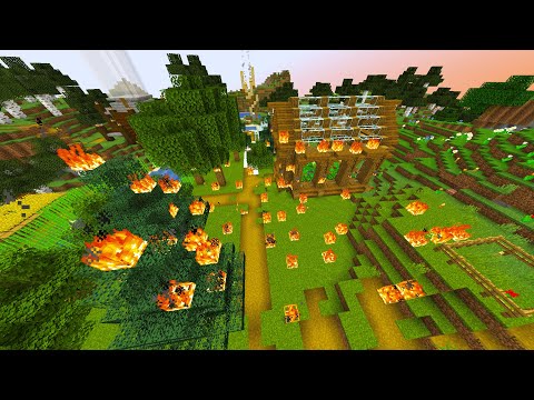 JEROEN ZIJN HELE BASE IN BRAND ZETTEN IN MINECRAFT