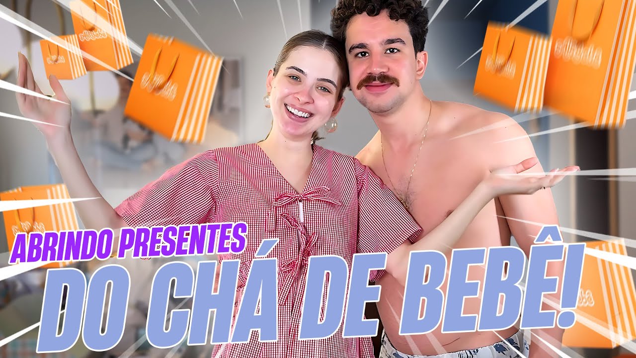 ABRINDO OS PRESENTES DO CHÁ DE BEBÊ DO NOSSO FILHO!!! GANHAMOS MUITA COISA PRO NOSSO ENXOVAL!