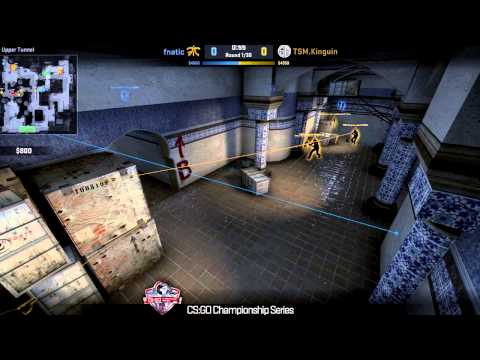 PGL CCS DHB15 - Fnatic vs TSM (Dust2 Match 1)