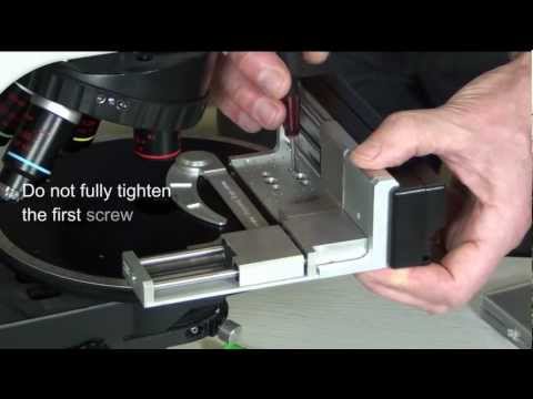 PETROG SteppingStage - Installation : mounting on a Nikon 50i or 100 rotary stage