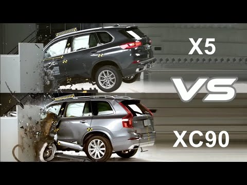 BMW X5 Vs Volvo XC90 Crash Test