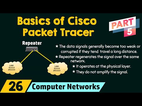 Basics of Cisco Packet Tracer Part 5 | Repeater