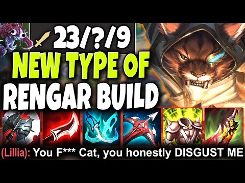 A new type of Rengar build to TILT THEM 🔥 Lethality + Critical + Sustain 🔥 Top Rengar s10 Gameplay