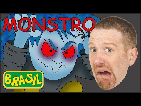 Monstros Para Crianças | Músicas Infantis com Steve and Maggie Brasil | Músicas de Rima
