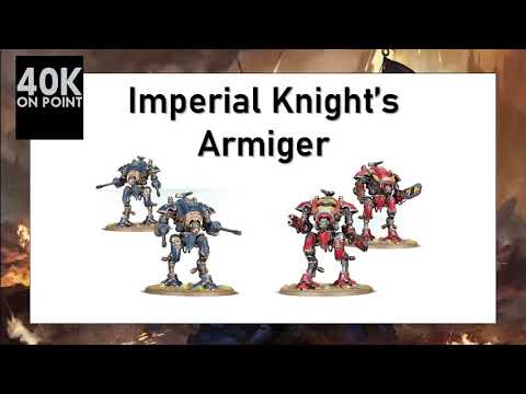 40k Imperial Knight Armiger breakdown