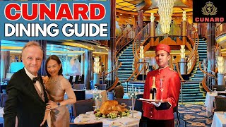 Complete Dining Guide for Cunard 2025: Everything You Need to Know!