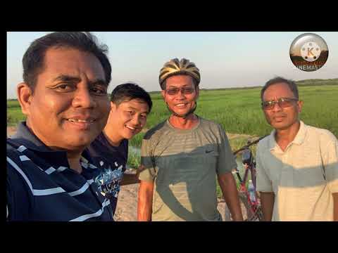 Landscape of Sunset Phnom Krom