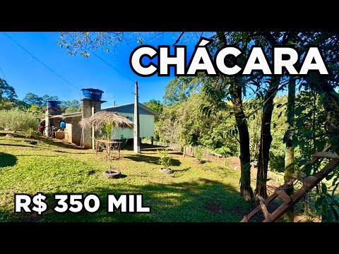 CHÁCARA A VENDA EM SANTA CARARINA | Apenas 2 Minutos da Cidade | R$ 350 Mil