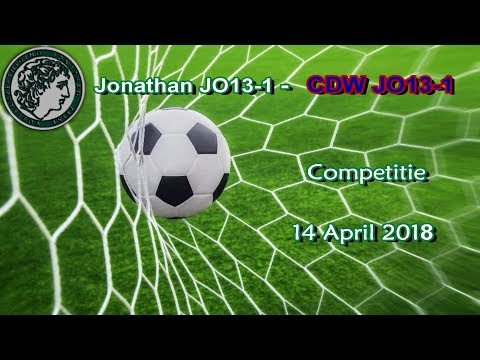 Samenvatting Jonathan JO13-1 - CDW JO13-1 (8-1) Competitie 14-april- 2018