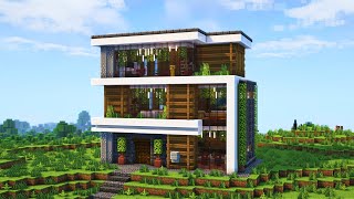 Minecraft | How to build a Modern House