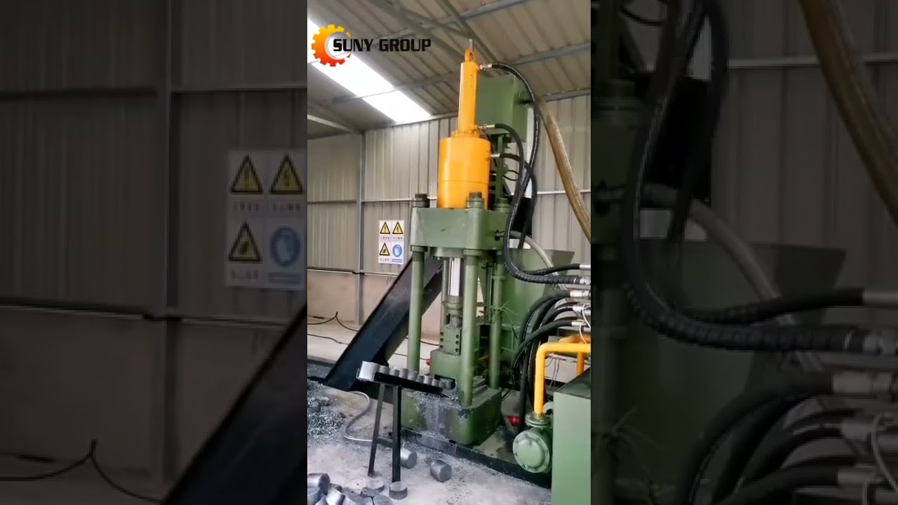 High efficiency horizontal scrap metal baler machine scrap metal balers