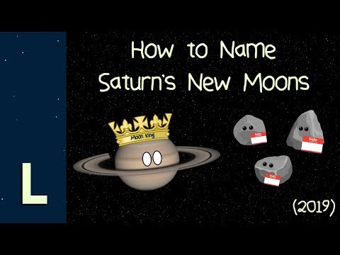 How to Name Saturn's New Moons (2019)