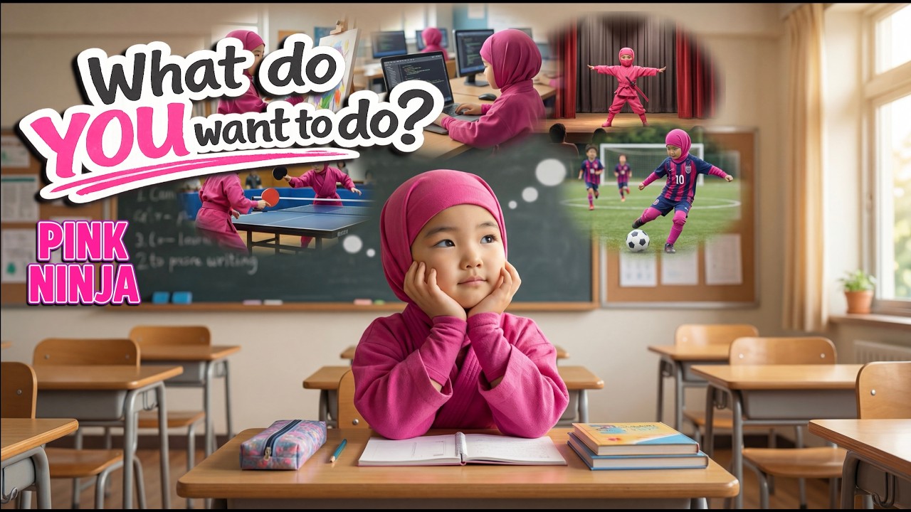 My Junior High School Life: What Do You Want to Do? | Pink NinJa English Quiz