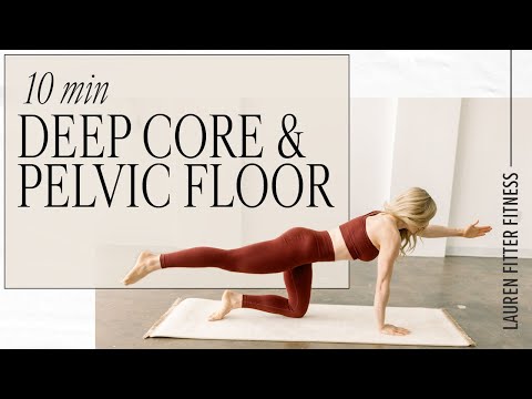 10 Minute Deep Core and Pelvic Floor Workout - connect to + strengthen your deep core + pelvic floor