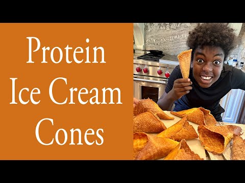 Protein Ice Cream Cones