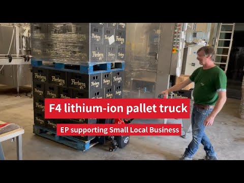 F4 lithium-ion pallet truck | EP equipment at Den Herberg