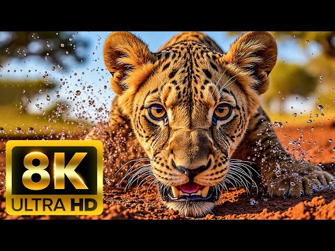 BEAUTIFUL ANIMALS WORLD 8K – Exploring the Mysteries of Wildlife Habitats (60FPS)