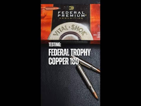 Federal Premium® Trophy Bonded® Tip Beats Hornady® ELD-X™