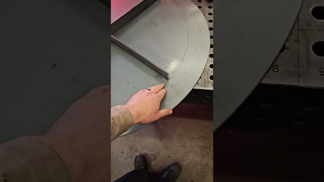 Quick tip for the water jet. #fabricator #welder #shoplife #welding #metalwork