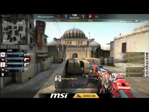 DH Malmo EU Qualifier: Mousesports vs G2 (Dust2)