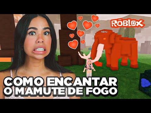 DOMESTIQUEI O MAMUTE DE FOGO EM 99 NOITES NA FLORESTA 